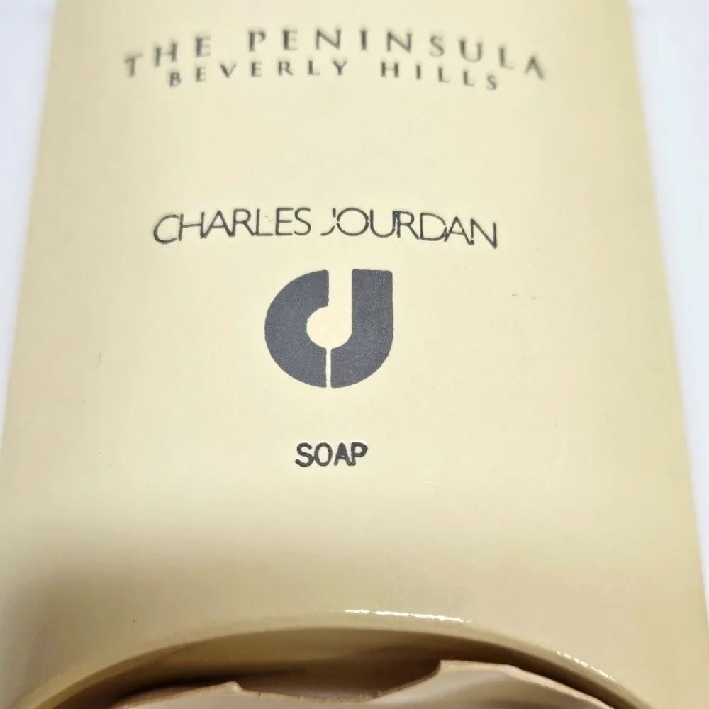VINTAGE NEW Charles Jourdan The Peninsula Hotel Fragrance Mini Travel Soap & Box
